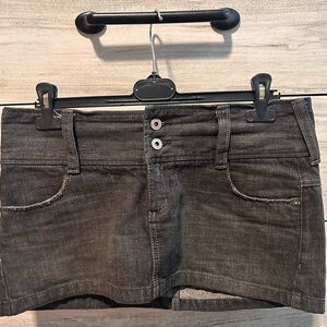 X2 Denim Micro Skirt